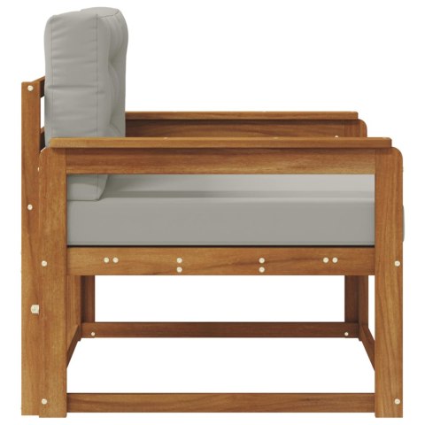 VidaXL Środkowa sofa ogrodowa Lite Drewno Akacji Naturalny
