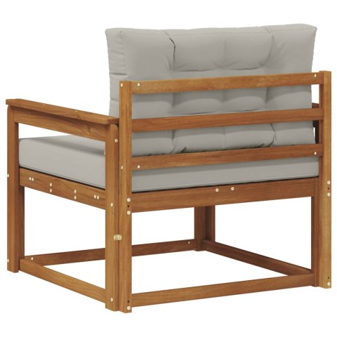 VidaXL Środkowa sofa ogrodowa Lite Drewno Akacji Naturalny
