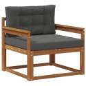 VidaXL Środkowa sofa ogrodowa Lite Drewno Akacji Naturalny
