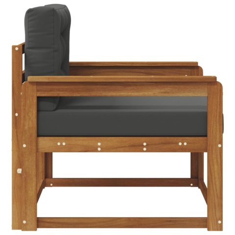 VidaXL Środkowa sofa ogrodowa Lite Drewno Akacji Naturalny