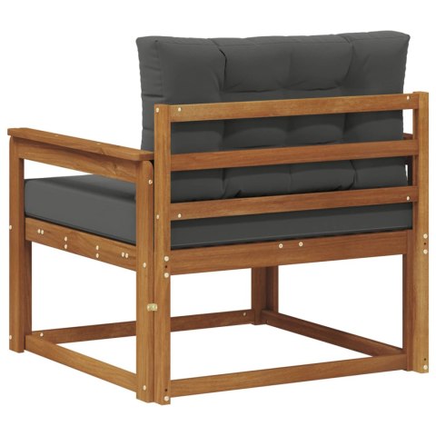 VidaXL Środkowa sofa ogrodowa Lite Drewno Akacji Naturalny
