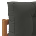 VidaXL Środkowa sofa ogrodowa Lite Drewno Akacji Naturalny