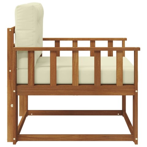 VidaXL Środkowa sofa ogrodowa Lite Drewno Akacji Naturalny