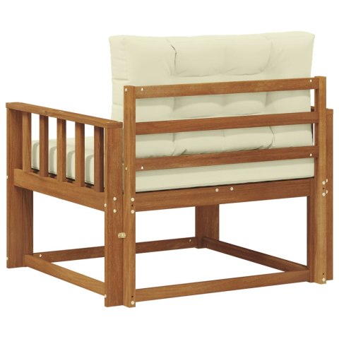 VidaXL Środkowa sofa ogrodowa Lite Drewno Akacji Naturalny