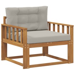 VidaXL Środkowa sofa ogrodowa Lite Drewno Akacji Naturalny