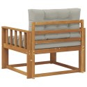 VidaXL Środkowa sofa ogrodowa Lite Drewno Akacji Naturalny