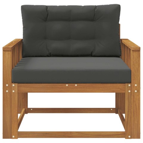 VidaXL Środkowa sofa ogrodowa Lite Drewno Akacji Naturalny