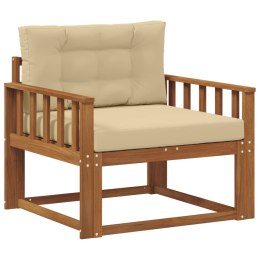 VidaXL Środkowa sofa ogrodowa Lite Drewno Akacji Naturalny