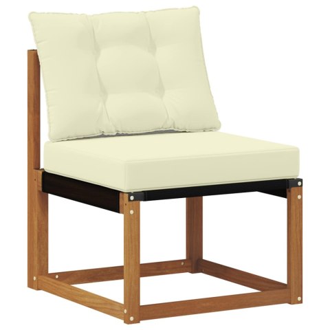 VidaXL Zestaw sof na zewnątrz z poduszką 7 pcs Naturalny i Kremowy