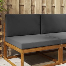 VidaXL Poduszka do sofy na zewnątrz 2 pcs Antracyt Poliester