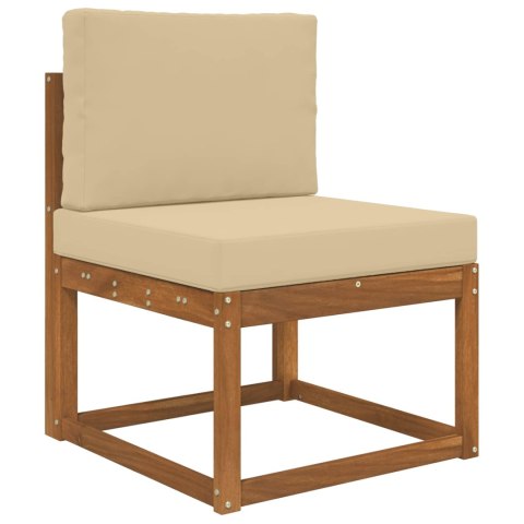 VidaXL Poduszka do sofy na zewnątrz 2 pcs Beżowy Poliester