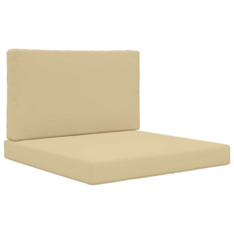 VidaXL Poduszka do sofy na zewnątrz 2 pcs Beżowy Poliester