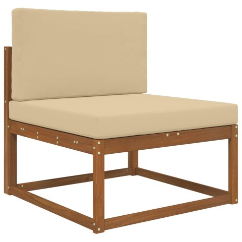 VidaXL Poduszka do sofy na zewnątrz 2 pcs Beżowy Poliester