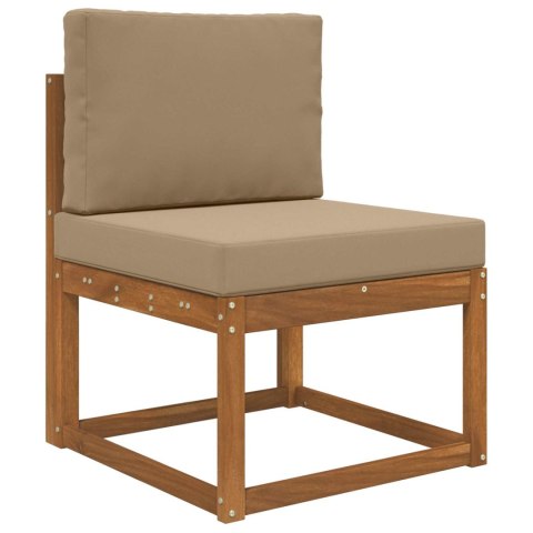 VidaXL Poduszka do sofy na zewnątrz 2 pcs Ciemnoszary Poliester