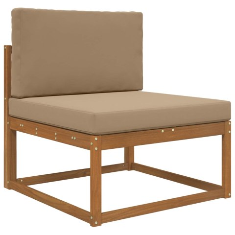 VidaXL Poduszka do sofy na zewnątrz 2 pcs Ciemnoszary Poliester