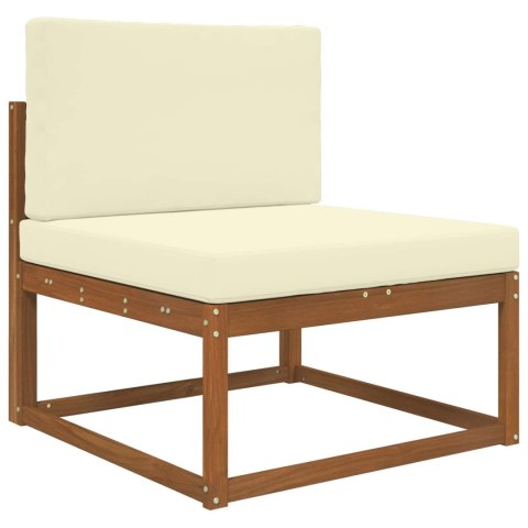 VidaXL Poduszka do sofy na zewnątrz 2 pcs Kremowy Poliester