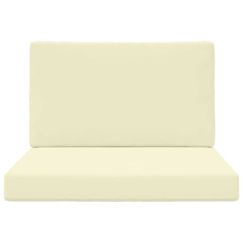 VidaXL Poduszka do sofy na zewnątrz 2 pcs Kremowy Poliester