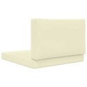 VidaXL Poduszka do sofy na zewnątrz 2 pcs Kremowy Poliester