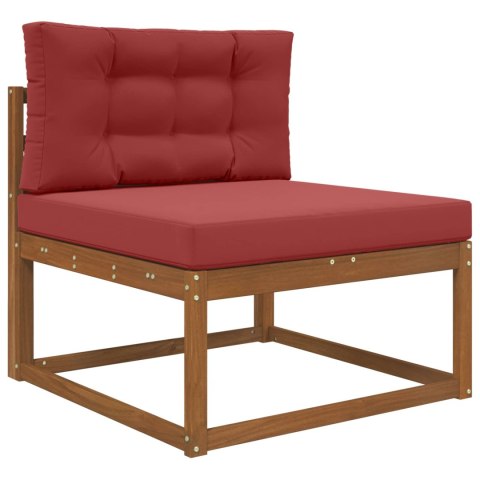 VidaXL Poduszka do sofy na zewnątrz 2 pcs czerwone wino Poliester