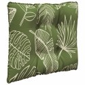 VidaXL Poduszka do sofy na zewnątrz 3 pcs Wzór liścia Poliester
