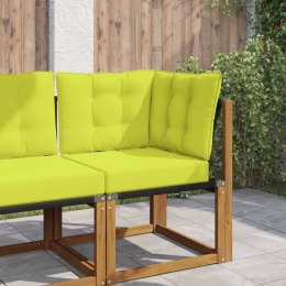 VidaXL Poduszka do sofy na zewnątrz 3 pcs Zielony Poliester