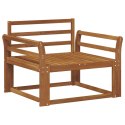 VidaXL Środkowa sofa ogrodowa Lite Drewno Akacji Naturalny