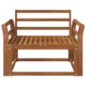 VidaXL Środkowa sofa ogrodowa Lite Drewno Akacji Naturalny
