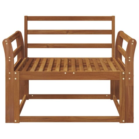 VidaXL Środkowa sofa ogrodowa Lite Drewno Akacji Naturalny