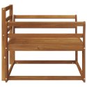 VidaXL Środkowa sofa ogrodowa Lite Drewno Akacji Naturalny