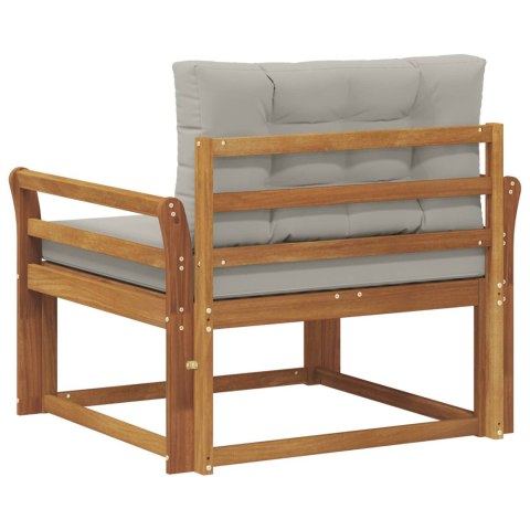 VidaXL Środkowa sofa ogrodowa Lite Drewno Akacji Naturalny
