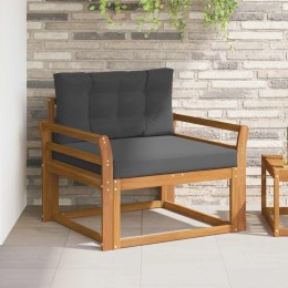 VidaXL Środkowa sofa ogrodowa Lite Drewno Akacji Naturalny