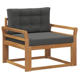 VidaXL Środkowa sofa ogrodowa Lite Drewno Akacji Naturalny