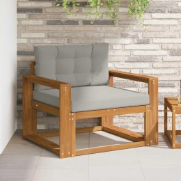 VidaXL Środkowa sofa ogrodowa Lite Drewno Akacji Naturalny
