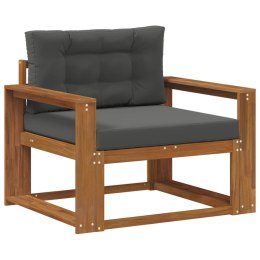 VidaXL Środkowa sofa ogrodowa Lite Drewno Akacji Naturalny