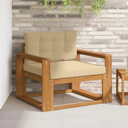 VidaXL Środkowa sofa ogrodowa Lite Drewno Akacji Naturalny