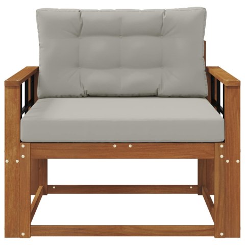 VidaXL Środkowa sofa ogrodowa Lite Drewno Akacji Naturalny