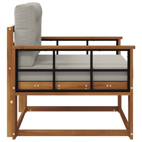 VidaXL Środkowa sofa ogrodowa Lite Drewno Akacji Naturalny