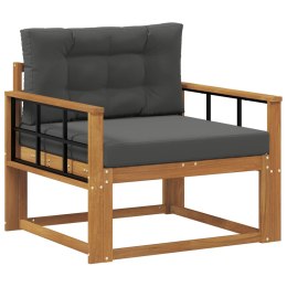 VidaXL Środkowa sofa ogrodowa Lite Drewno Akacji Naturalny