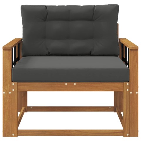 VidaXL Środkowa sofa ogrodowa Lite Drewno Akacji Naturalny