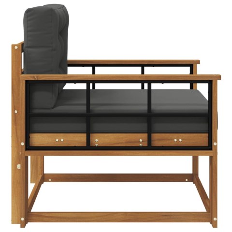 VidaXL Środkowa sofa ogrodowa Lite Drewno Akacji Naturalny