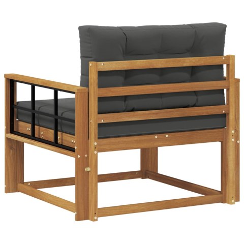 VidaXL Środkowa sofa ogrodowa Lite Drewno Akacji Naturalny