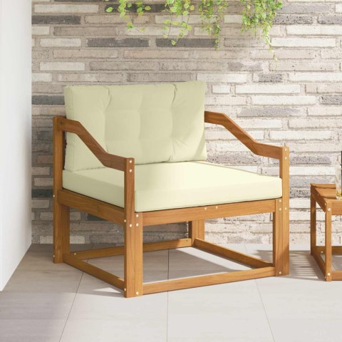 VidaXL Środkowa sofa ogrodowa Lite Drewno Akacji Naturalny