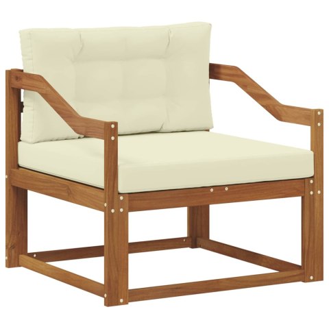 VidaXL Środkowa sofa ogrodowa Lite Drewno Akacji Naturalny