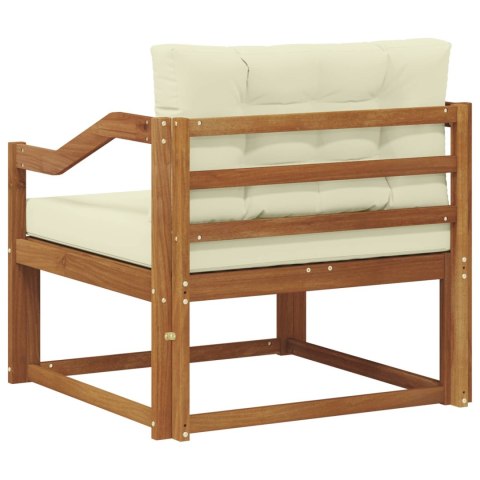 VidaXL Środkowa sofa ogrodowa Lite Drewno Akacji Naturalny