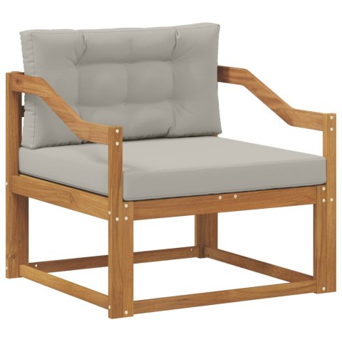 VidaXL Środkowa sofa ogrodowa Lite Drewno Akacji Naturalny