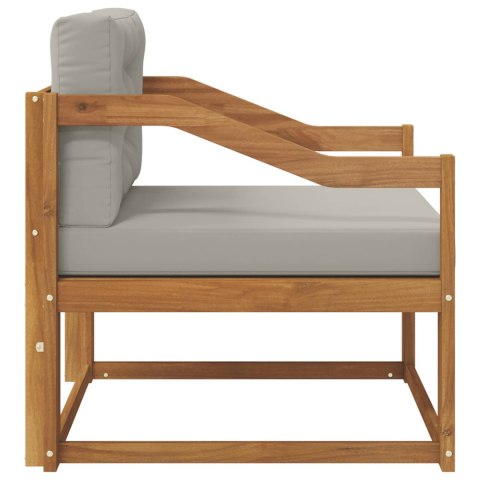VidaXL Środkowa sofa ogrodowa Lite Drewno Akacji Naturalny