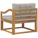VidaXL Środkowa sofa ogrodowa Lite Drewno Akacji Naturalny