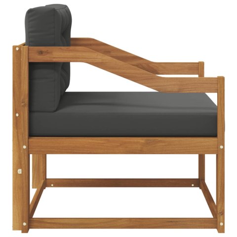 VidaXL Środkowa sofa ogrodowa Lite Drewno Akacji Naturalny