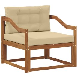 VidaXL Środkowa sofa ogrodowa Lite Drewno Akacji Naturalny