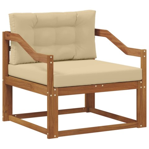 VidaXL Środkowa sofa ogrodowa Lite Drewno Akacji Naturalny